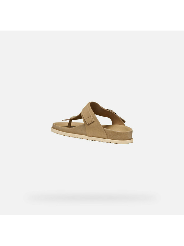 Geox Beige Damen-Zehentrenner Geox Sandybett
