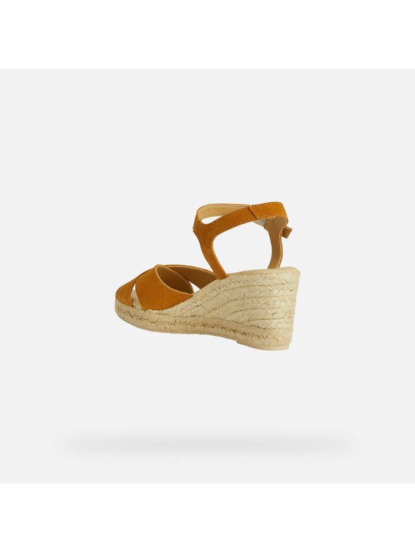 Geox Gelbe Damen-Sandalen Geox Gelsa Low