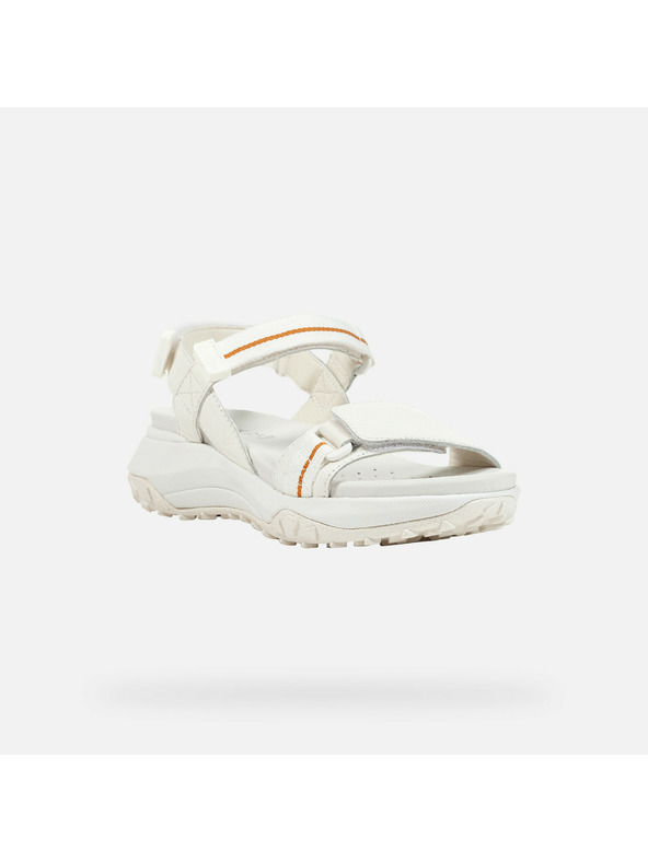 Geox Weiße Geox Sorapis + Grip Damensandalen