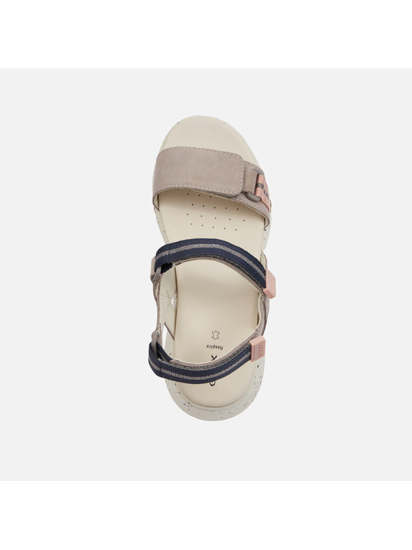 Geox Graue Geox Sorapis + Grip Damensandalen