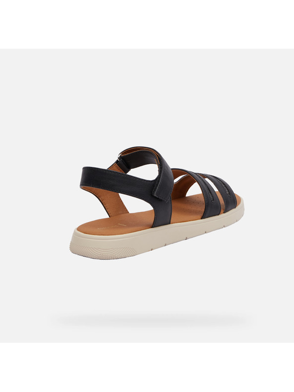 Geox Schwarze Geox Dandra Damensandalen