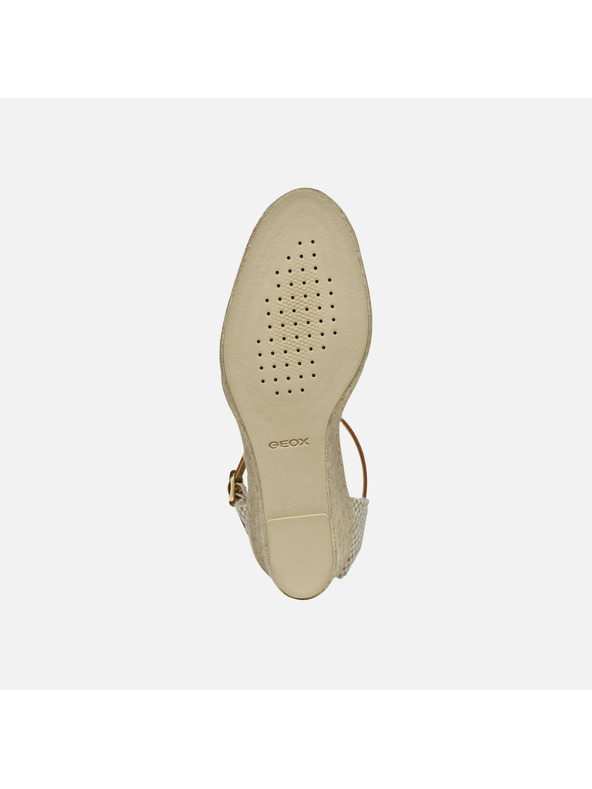 Geox Hellbraune Geox Gelsa Low Damensandalen