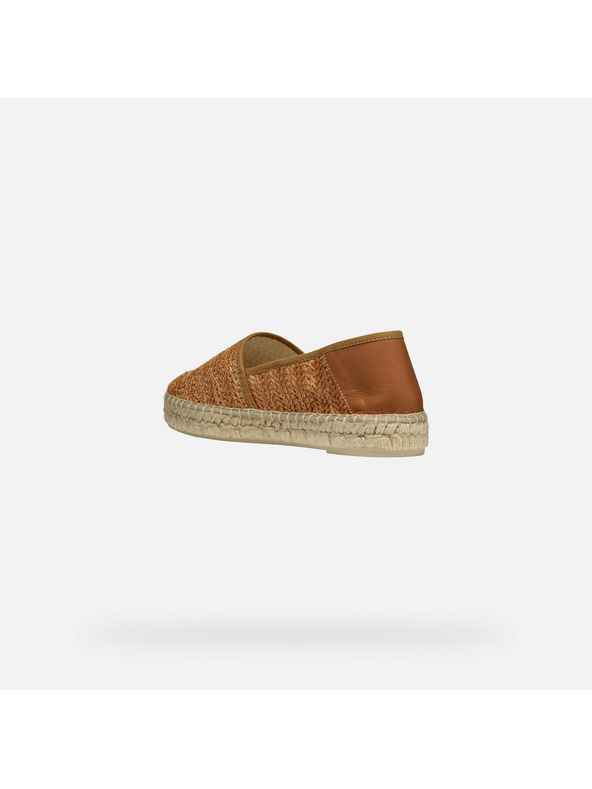 Geox Hellbraune Damen-Espadrilles Geox Lampedusa