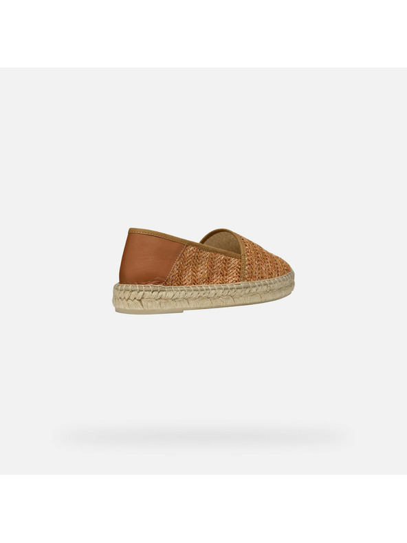 Geox Hellbraune Damen-Espadrilles Geox Lampedusa