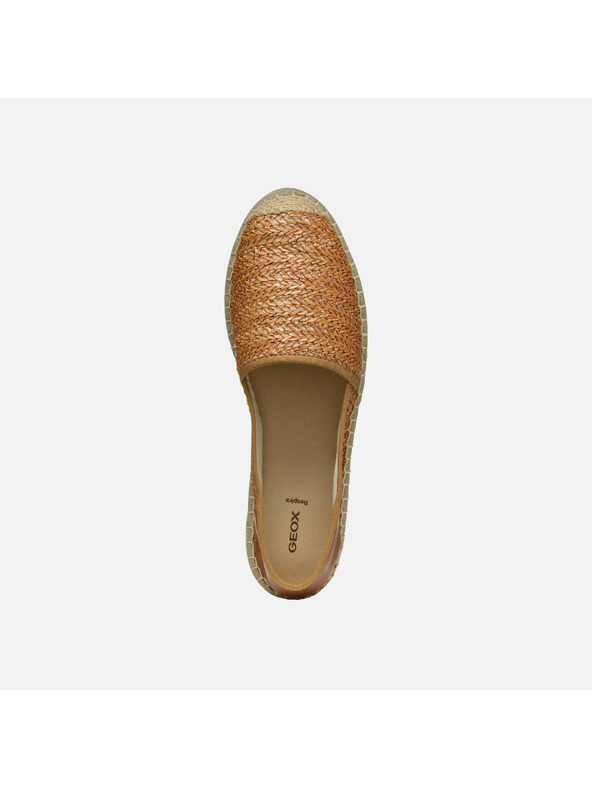 Geox Hellbraune Damen-Espadrilles Geox Lampedusa