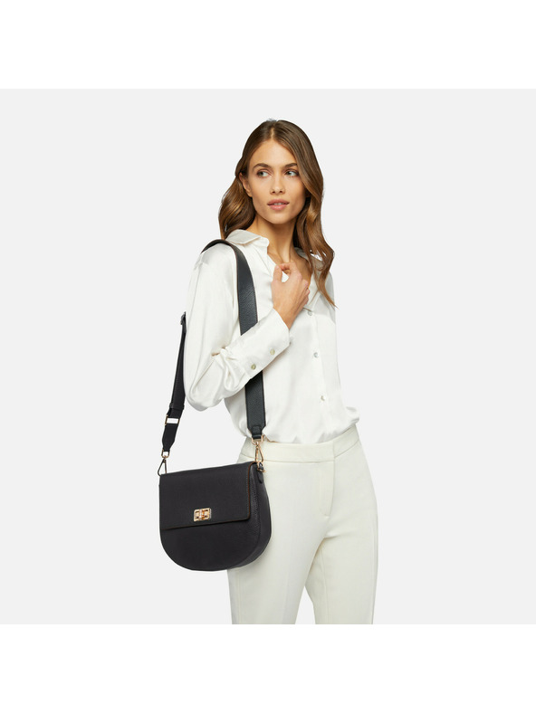 Geox Schwarze Damenhandtasche Geox Flavie