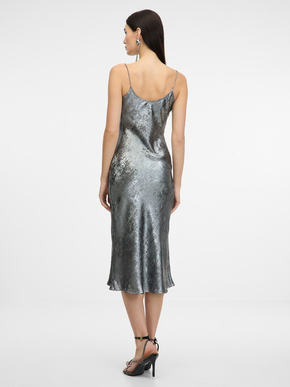 Orsay Silbernes Damenkleid mit Trägern ORSAY