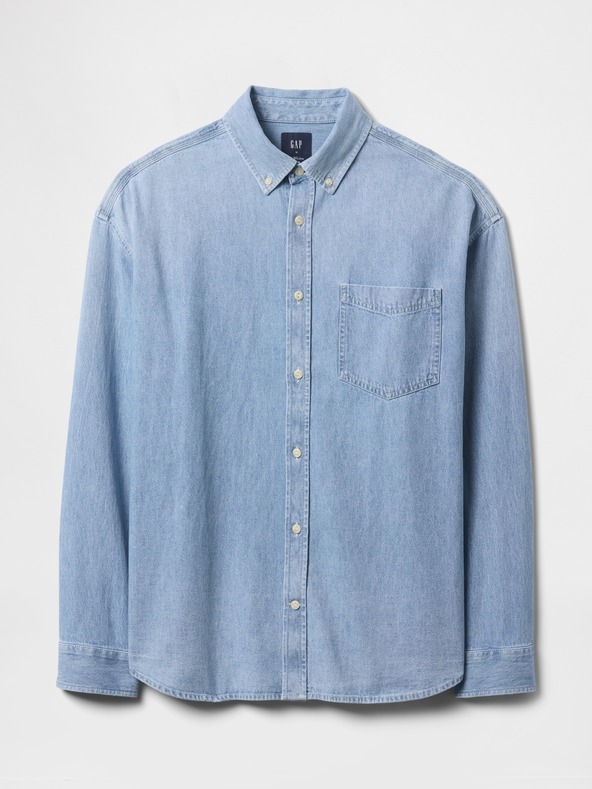 GAP Herren Oversize-Jeanshemd Big Shirt Americana GAP