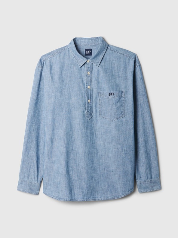 GAP Chambray-Hemd mit Logo GAP