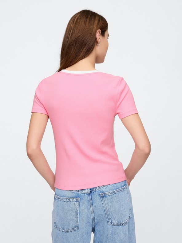 GAP Damen Crop-T-Shirt mit Logo GAP