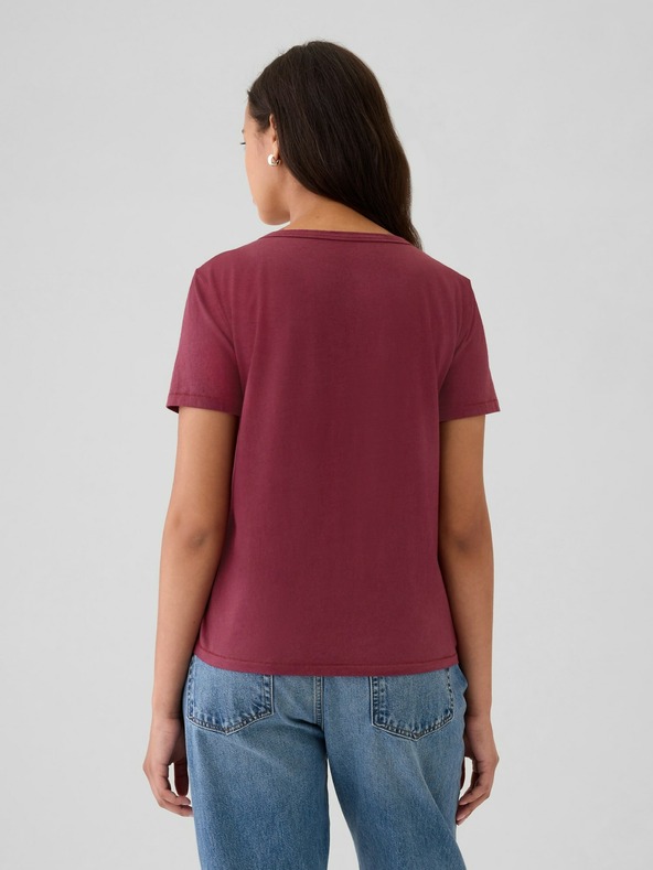 GAP Damen Baumwoll-T-Shirt Vintage GAP