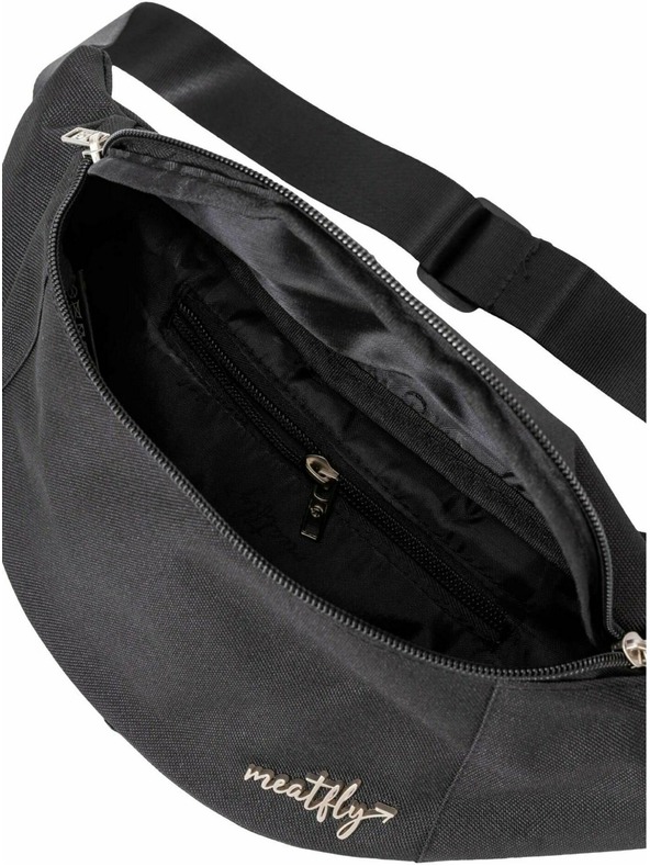 Meatfly Meatfly Gürteltasche Taya Black | Schwarz | Volumen 2,5 L