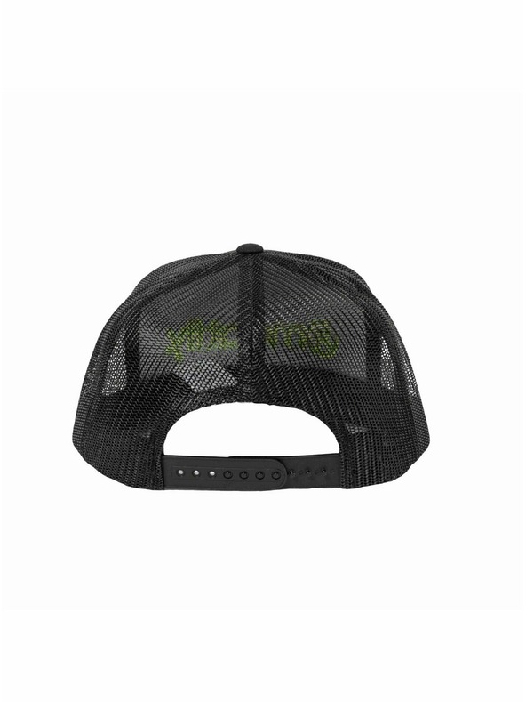 Meatfly Meatfly Trucker Snapback Cap Mateo Limette / Schwarz | Schwarz | Größe
