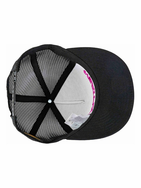 Meatfly Meatfly Trucker Snapback Cap Percy Magenta / Schwarz | Schwarz | Größe
