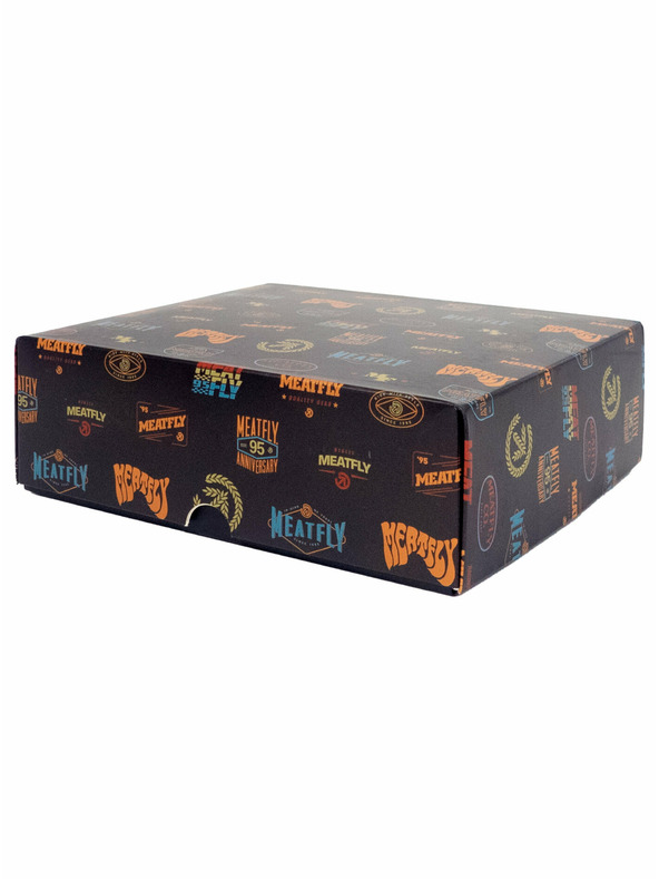 Meatfly Meatfly Herren Boxershorts Agostino Schwarz Sanchez Geschenkset | Schwarz | Größe