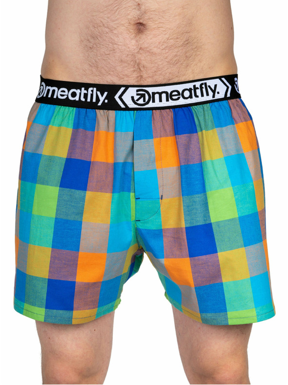 Meatfly Meatfly Herren Boxershorts Gigi Orange / Braun | Orange | Größe