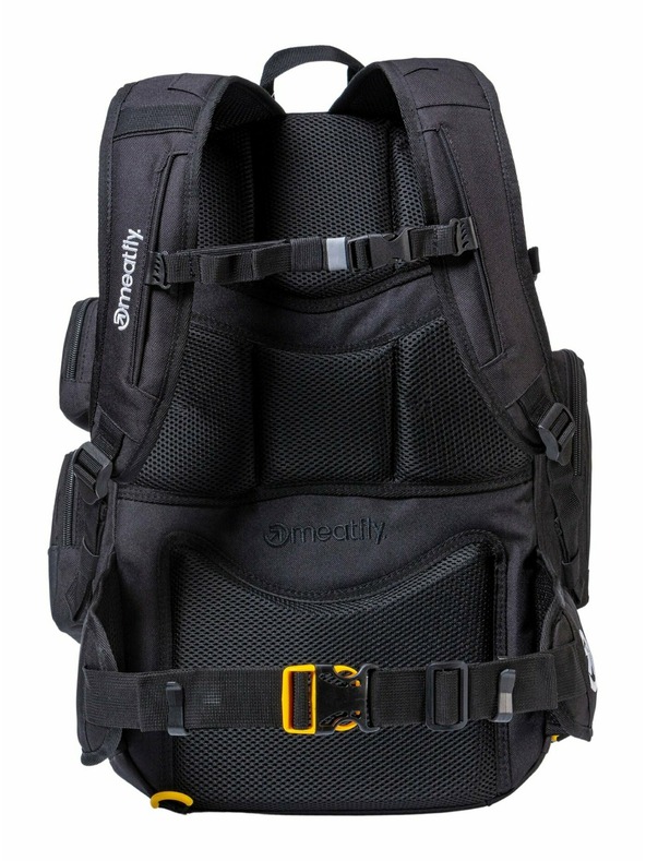 Meatfly Meatfly Rucksack Raiden Schwarz Big Shock/Michek 28 L