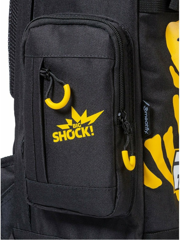 Meatfly Meatfly Rucksack Raiden Schwarz Big Shock/Michek 28 L