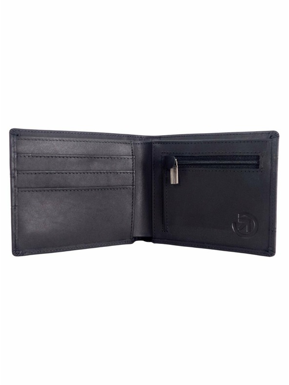Meatfly Meatfly Leder-Geldbörse Zac Premium Black | Schwarz | Größe