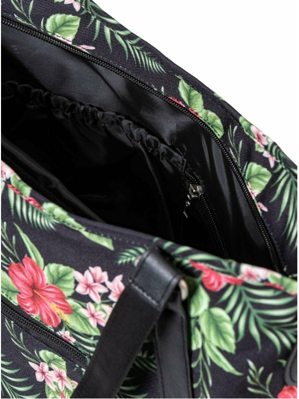 Meatfly Meatfly Damentasche Insanity Tropical Black | Schwarz | Volumen 11 L