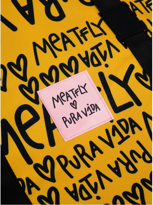 Meatfly Meatfly Strandtasche X Pura Vida Skye Yellow/Black | Gelb | Größe