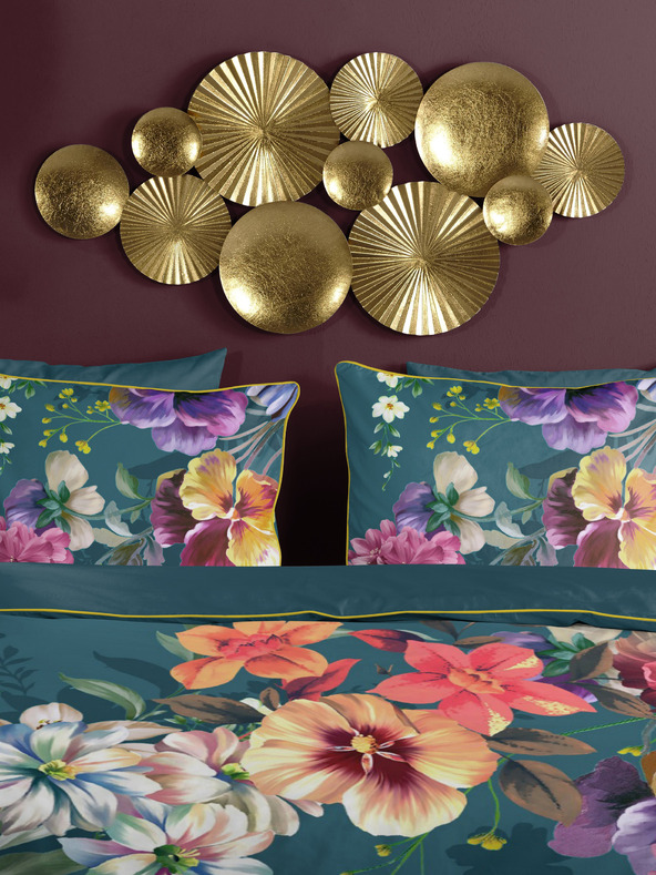 Descanso Petrol Satin Bettwäsche Descanso 140 x 220 cm