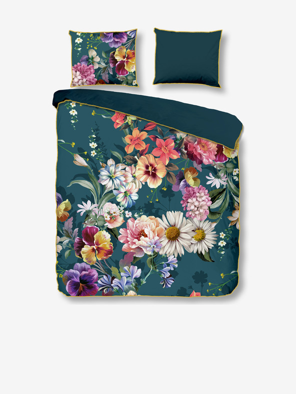 Descanso Petrol Satin Bettwäsche Descanso 140 x 220 cm