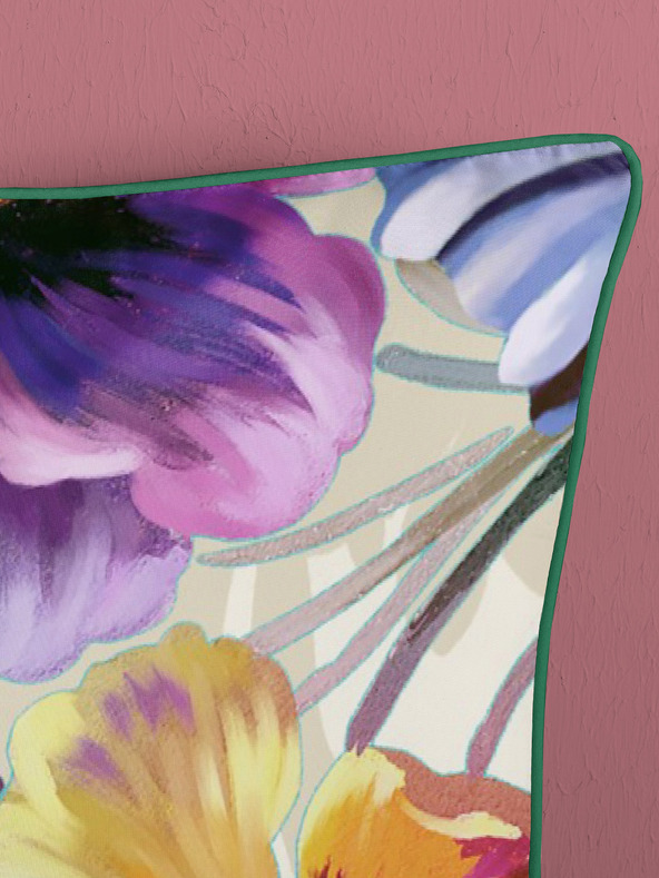 Descanso Cremefarbene Satin-Bettwäsche Descanso 140 x 220 cm