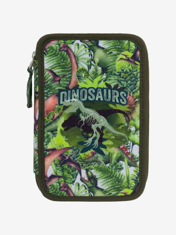 BAAGL  Grünes Schulmäppchen Baagl Dinosaurs