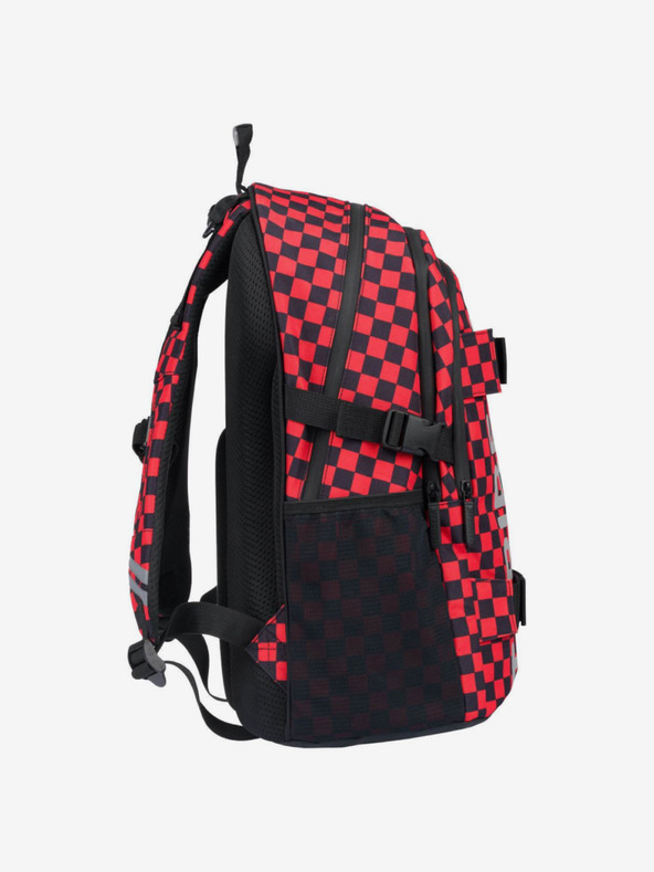 BAAGL  Roter Schulrucksack skate teribear Baagl