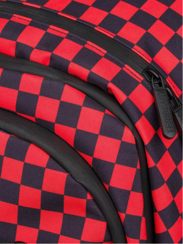 BAAGL  Roter Schulrucksack skate teribear Baagl