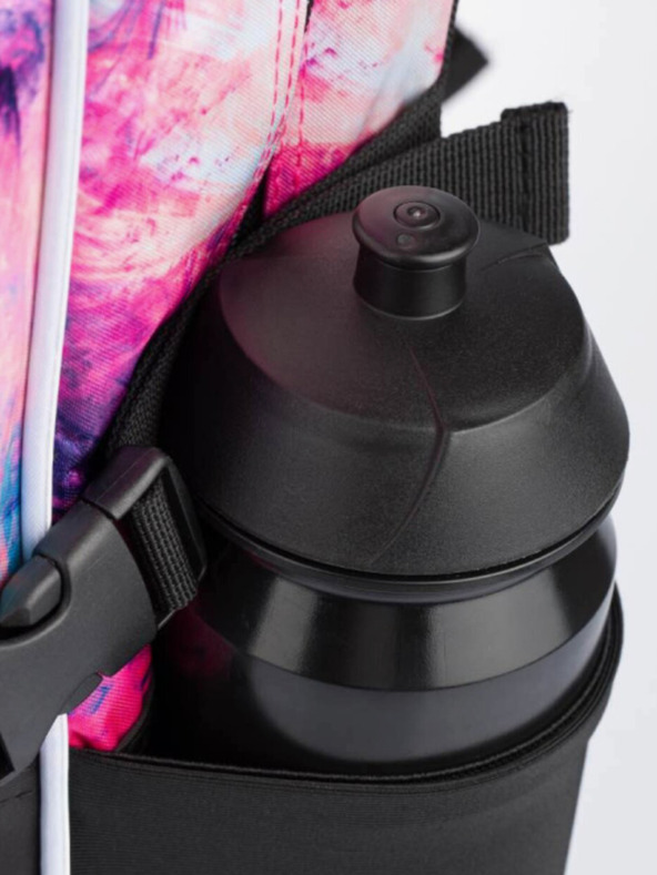 BAAGL  Rosa 3er Set abstrakt: Rucksack, Mäppchen, Tasche Baagl