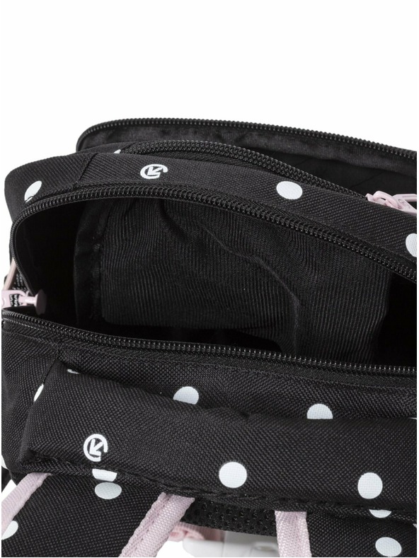Meatfly Meatfly Rucksack Levi Black Dots 10 L | Schwarz | Volumen 10 L
