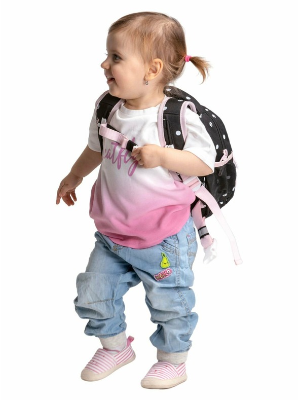 Meatfly Meatfly Rucksack Levi Black Dots 10 L | Schwarz | Volumen 10 L