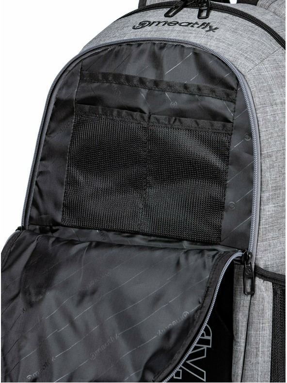 Meatfly Meatfly Rucksack Basejumper Grey Heather / Black 22 L | Schwarz | Volumen 22 L