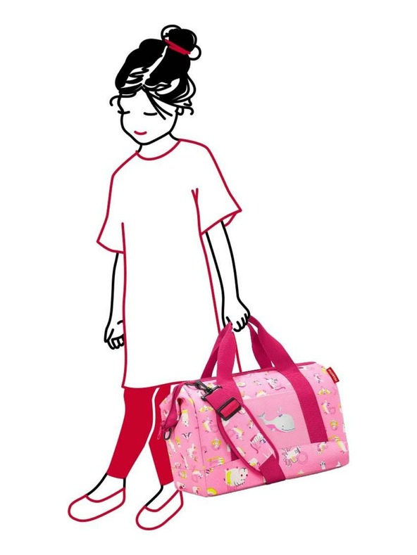 Reisenthel Reisetasche Reisenthel Allrounder M Kids Abc Friends Pink