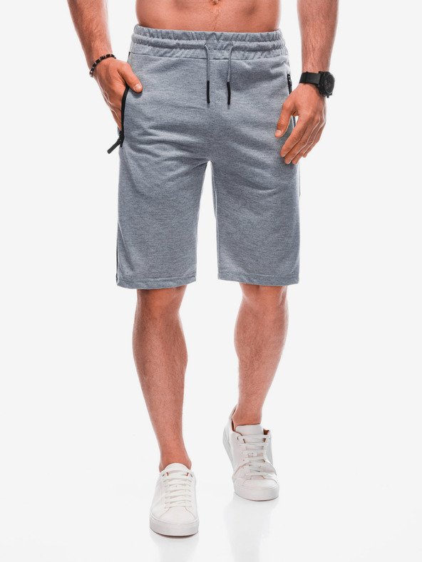 Edoti Herren kurze Sweatshorts W - Grau EDOTI