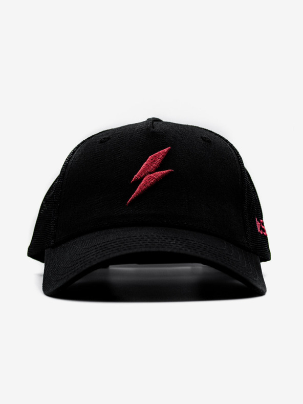 Be52 Be52 Bolt Premium-Kappe schwarz/rot