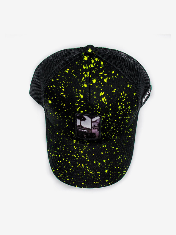 Be52 Be52 Wagon Splash Premium-Kappe schwarz/neongelb