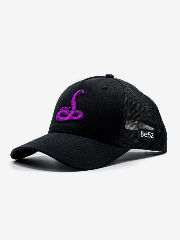 Be52 Be52 Snake Premium-Kappe schwarz/violett