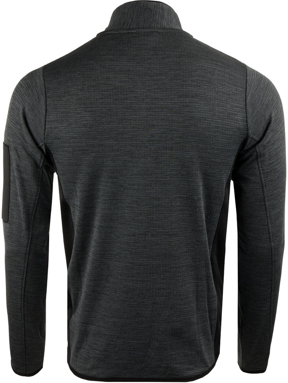 ALPINE PRO Schnelltrocknender Herren-Kapuzenpullover mit Cool Dry ALPINE PRO IRWES schwarz