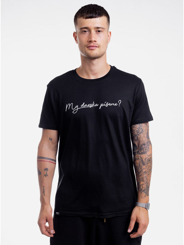 ZOOT.Original Schwarzes Herren ZOOT Original T-shirt Schreiben wir heute?