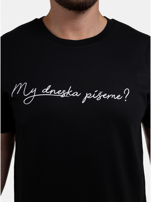 ZOOT.Original Schwarzes Herren ZOOT Original T-shirt Schreiben wir heute?