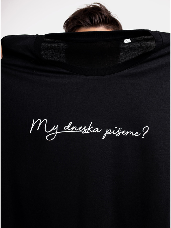 ZOOT.Original Schwarzes Herren ZOOT Original T-shirt Schreiben wir heute?