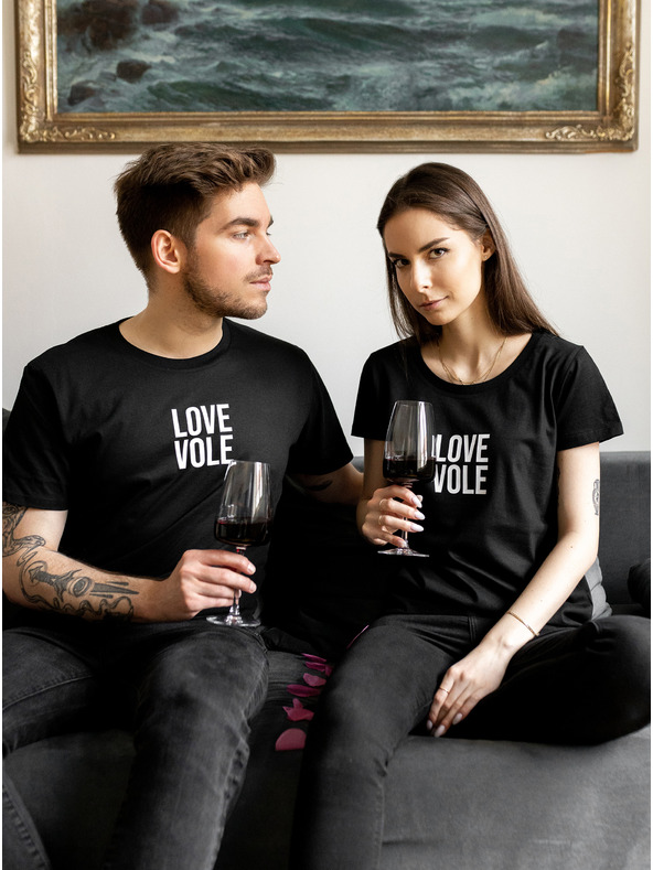 ZOOT.Original Schwarzes Herren-T-Shirt ZOOT Original Love Vole