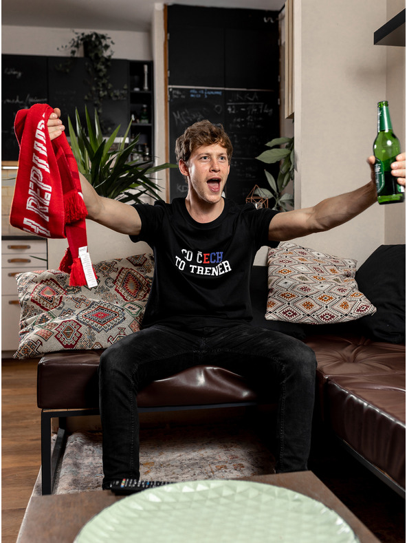 ZOOT.Original Schwarzes Herren ZOOT Original T-Shirt What's Czech is Coach