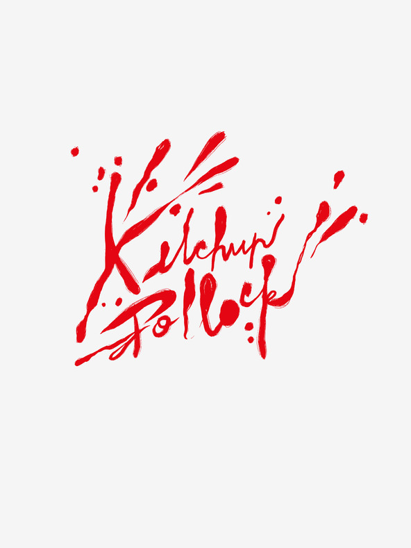 ZOOT.Original Weißes Herren-T-Shirt ZOOT.Original Ketchup-Kunst