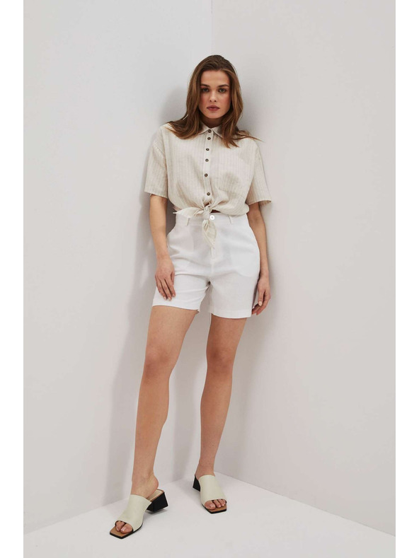 Moodo Weiße Damen Moodo Shorts