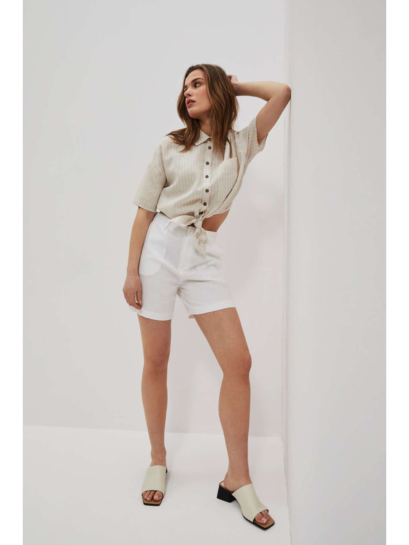 Moodo Weiße Damen Moodo Shorts