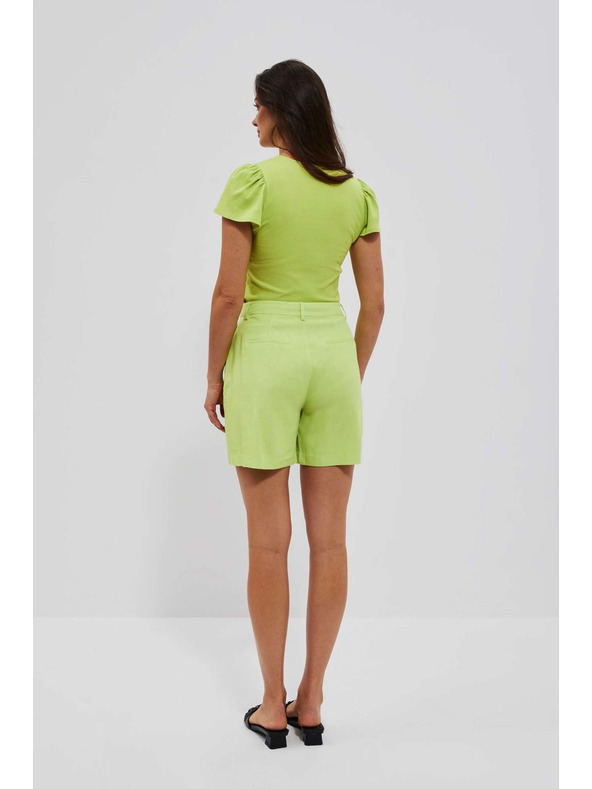 Moodo Hellgrüne Moodo Shorts für Damen